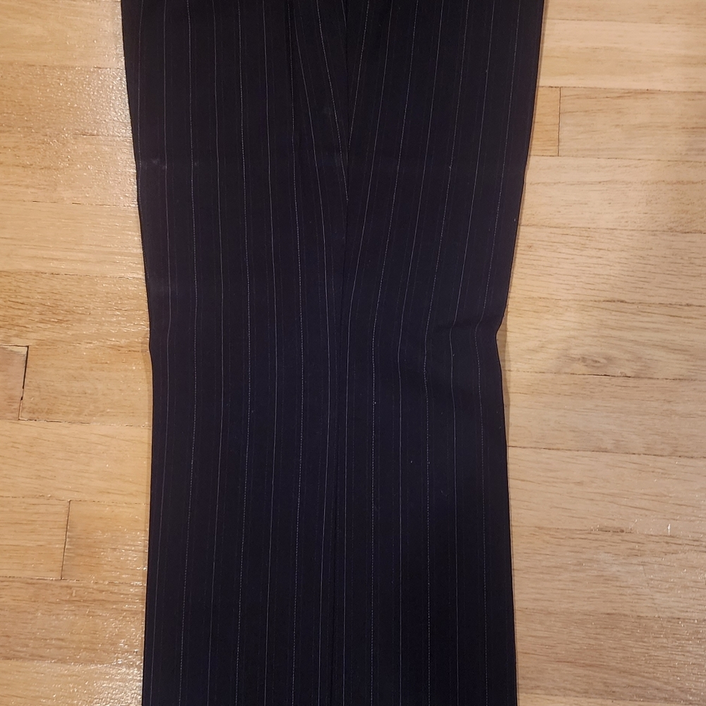 WOMENS PIN STRIP TROUSERS